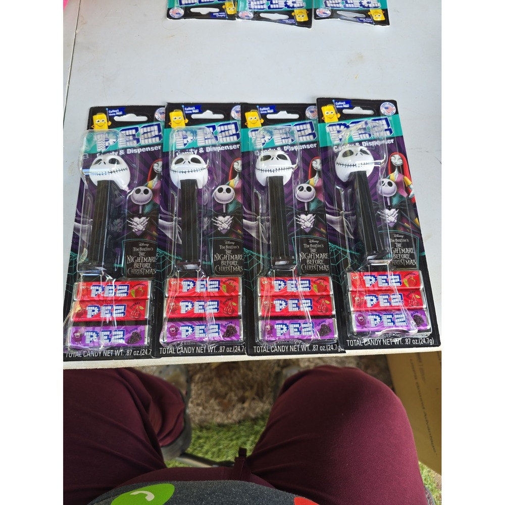 Disney Nightmare Before Christmas PEZ Dispenser Set Of 4 Jack Only New Sealed